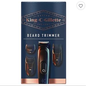 King C. Gillette Cordless Men's Beard Trimmer Shave Set, NWT.